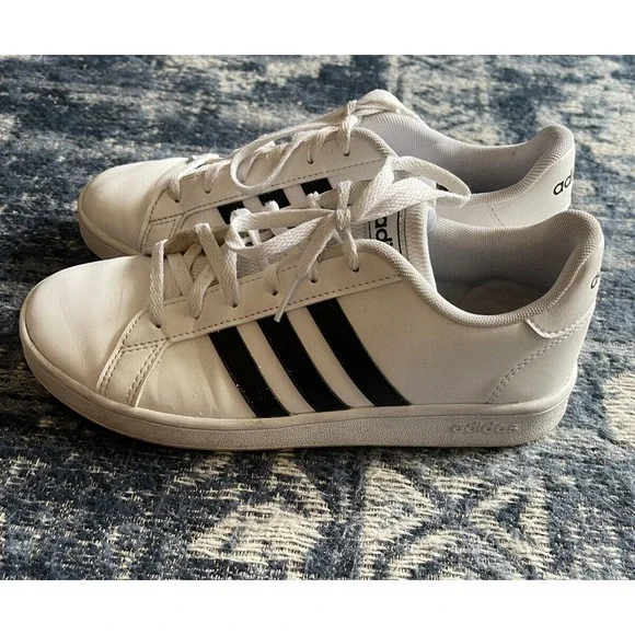 Adidas Men’s Grand Court EF0103 White Casual Shoes Sneakers Size 5~Unisex Style - Picture 2 of 7